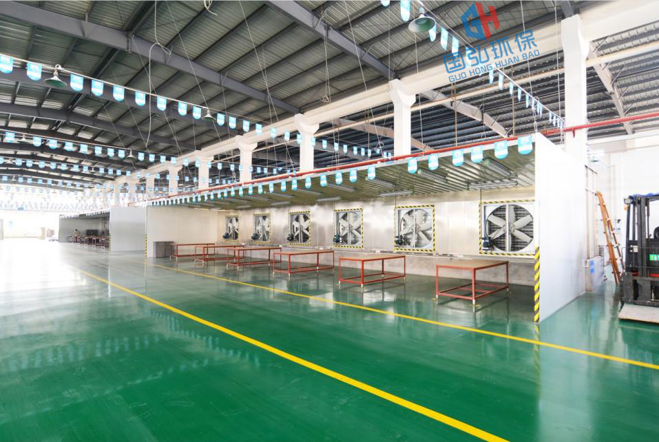 廣東家具廠大型濕式打磨房建設(shè)工程案例