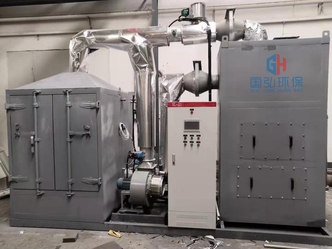 涂裝有機廢氣離線脫附催化燃燒設備定制