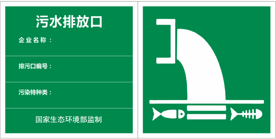 污水排放口標(biāo)識(shí)牌